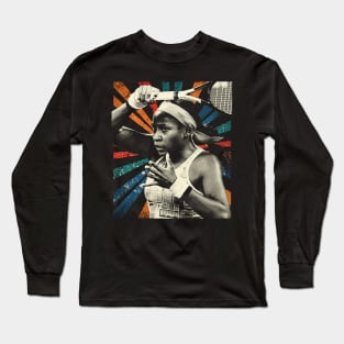 vintage coco gauff shirt Long Sleeve T-Shirt